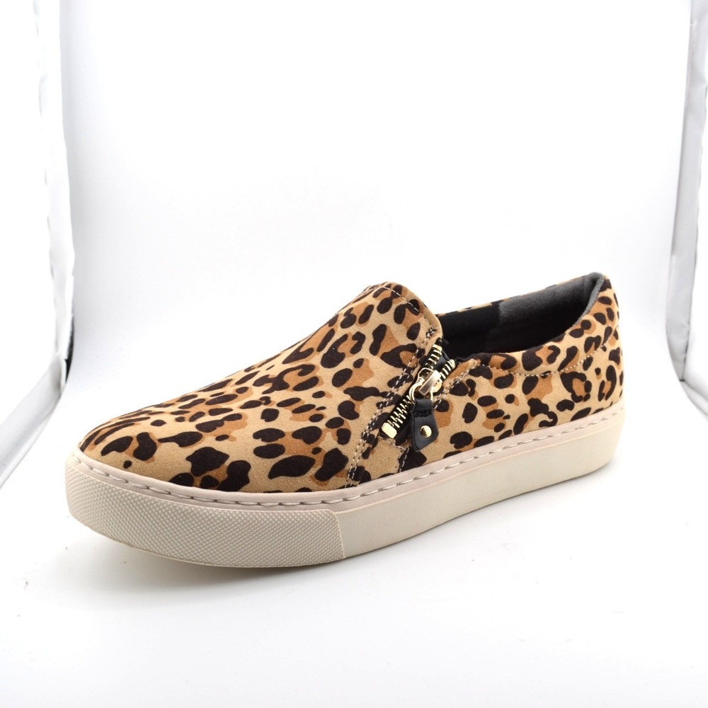 Dr Scholls Be Free Slip On Sneakers Casual Everyday Fall Leopard Print 10 Bold